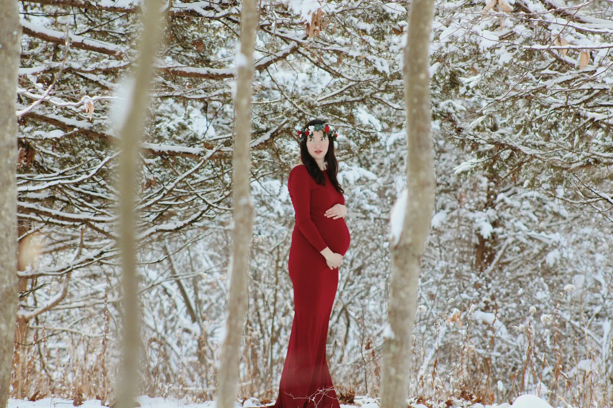Mila Gown Maternity Dress