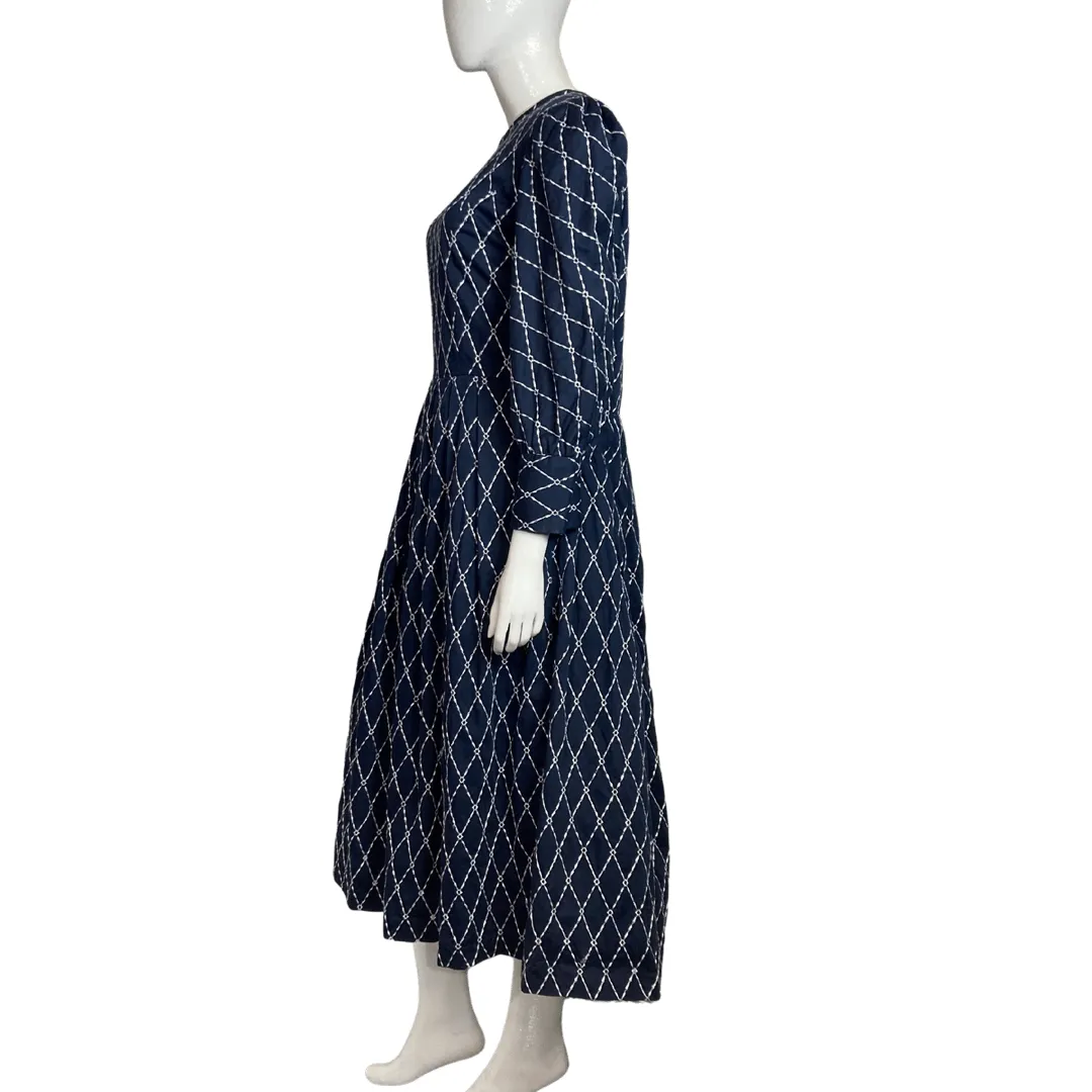 Navy Blue Vivienne Marlowe Dress Size Large