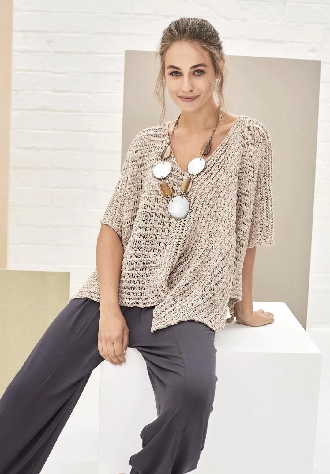 Naya Woven Pullover