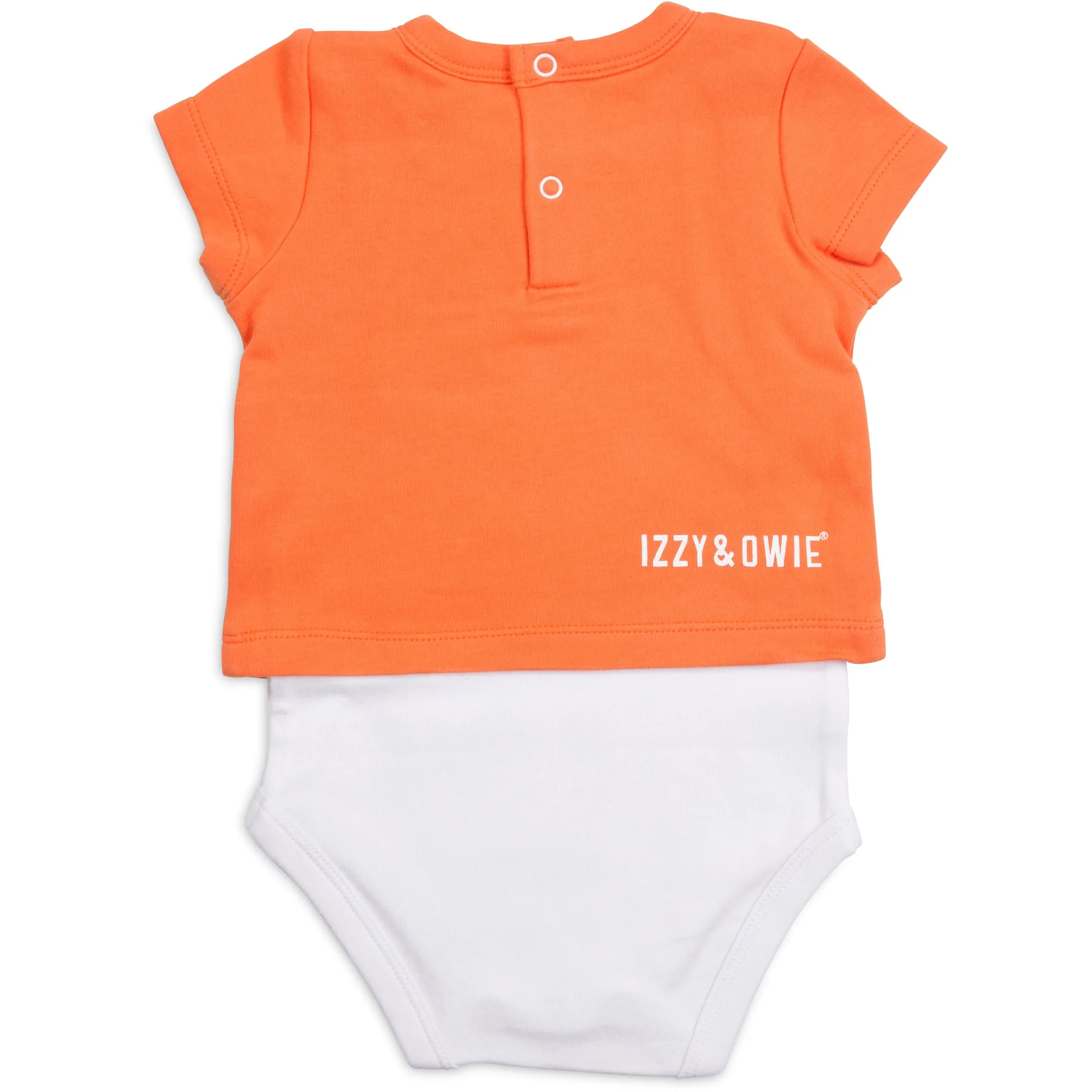 Orange Dino Shw-onesie