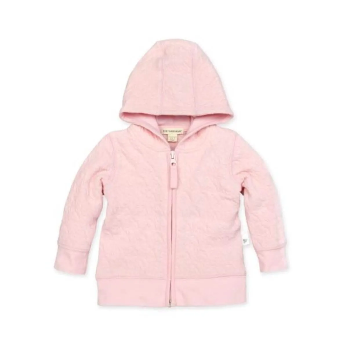 Organic Cotton Quilted Baby Jacket - Pink