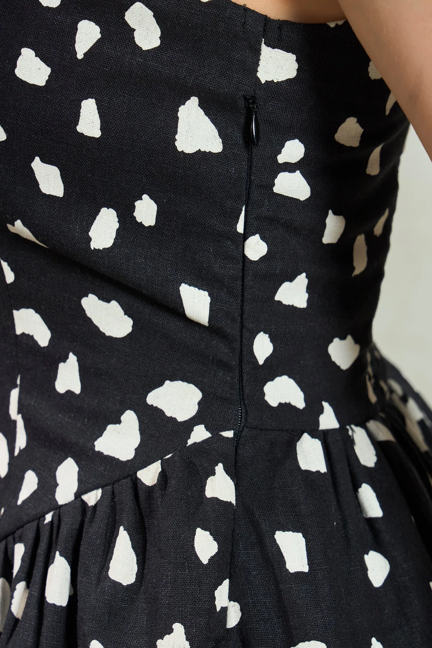 Petra|Viscose Linen Mini Dress
