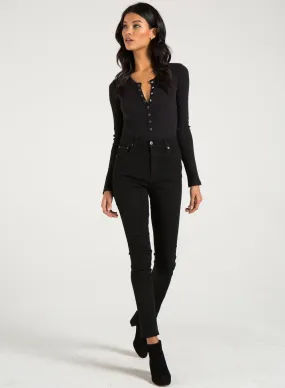 PHILANTHROPY Monty-Bodysuit Black Cat