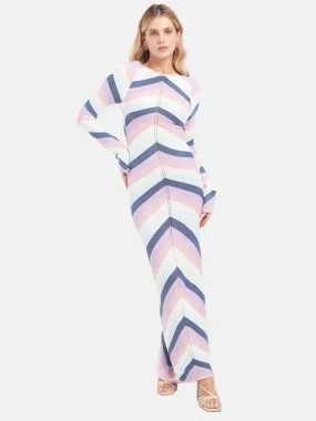 PIPER MULTICOLOR ZIGZAG DRESS