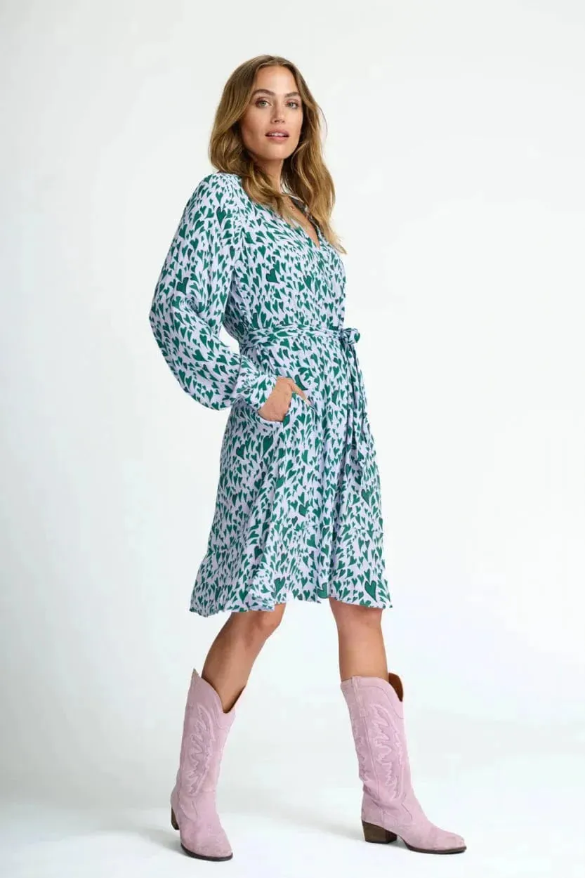 POM Amsterdam Heart to Heart Dress in Lilac - Final Sale