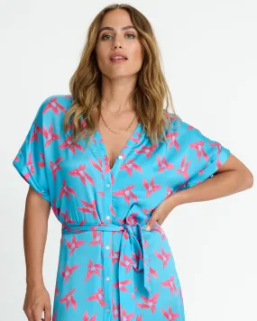 Pom Amsterdam Lynn Origami Flower Dress