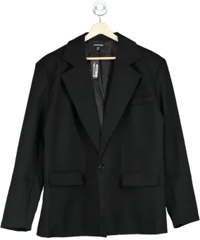 PrettyLittleThing Black Blazer UK 12
