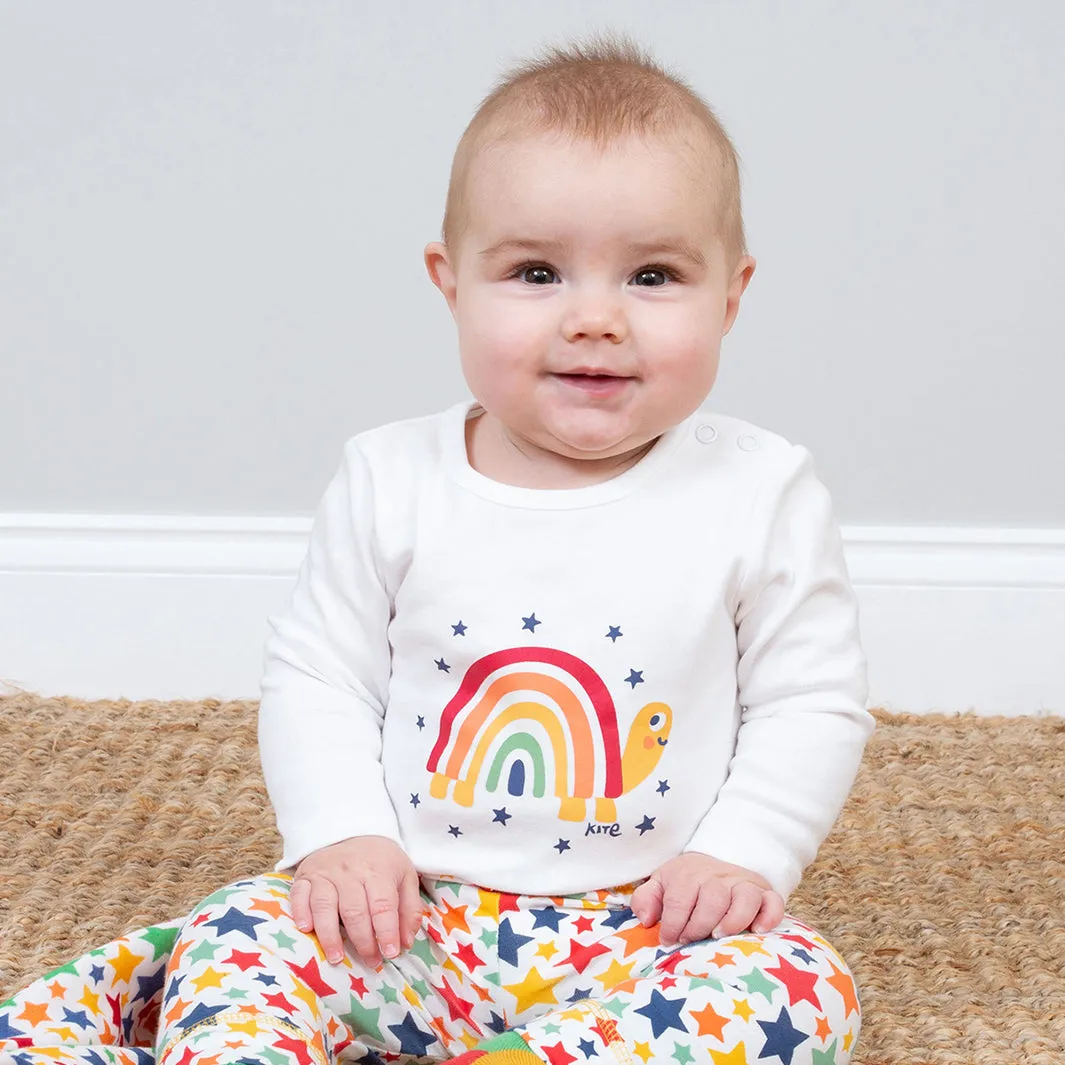Rainbow turtle bodysuit