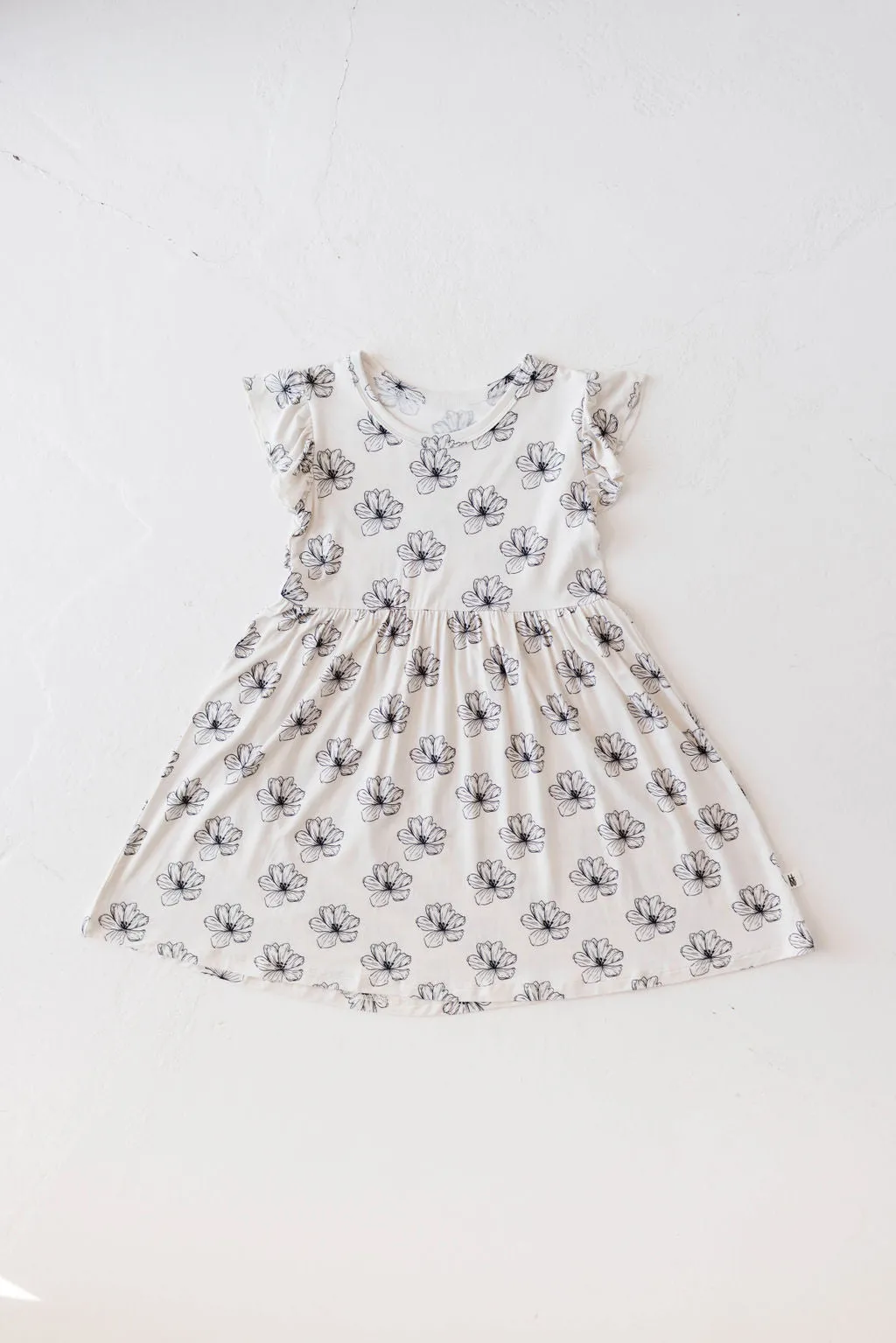 Ruffle Sleeve Bamboo Dress | Desert Bloom