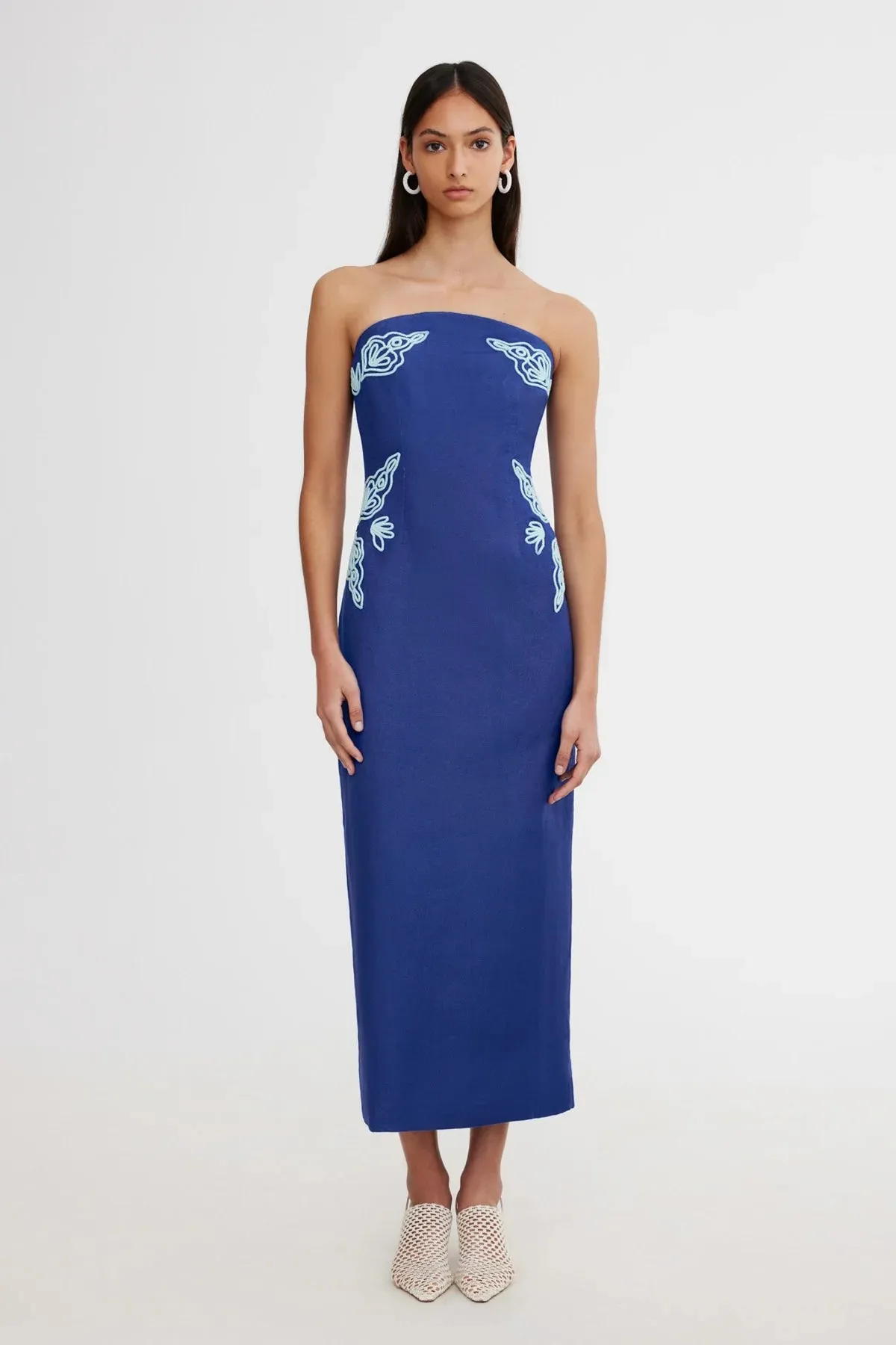 Significant Other Rosslyn Dress in Indigo