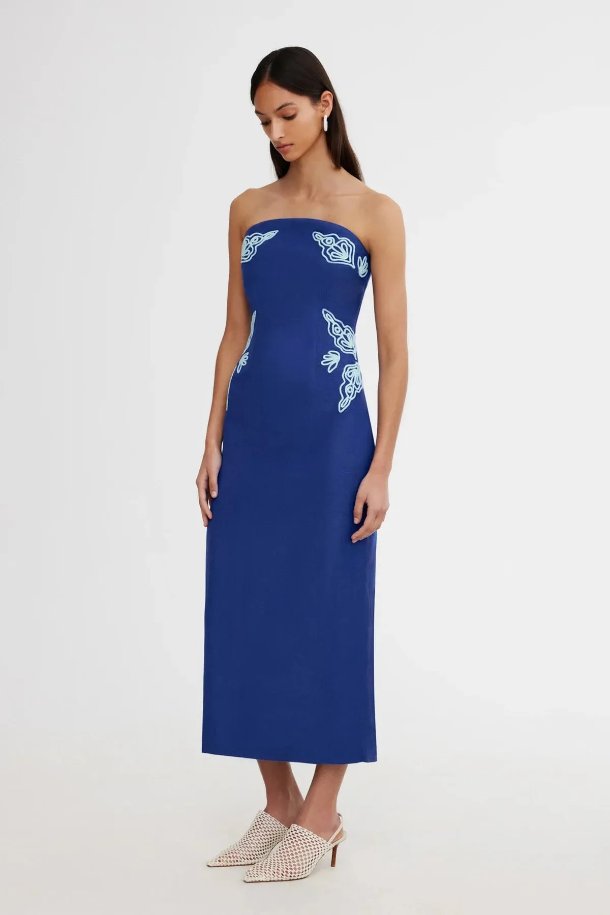 Significant Other Rosslyn Dress in Indigo