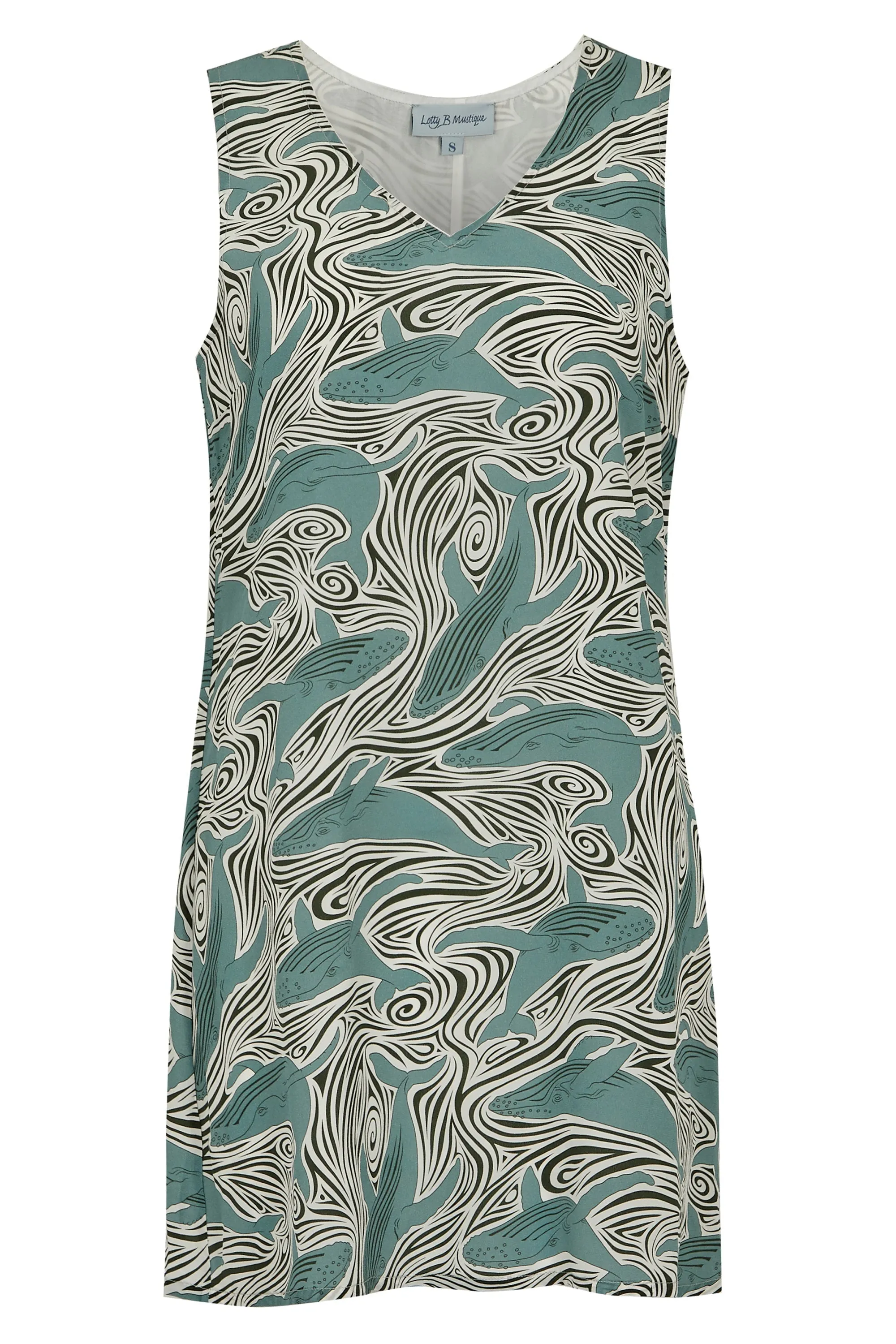 Silk Henny Dress WHALE