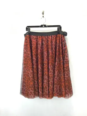 Skirt Midi By Ashley Stewart In Leopard Print, Size: 18