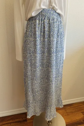 Sky Blue Crinkle Skirt
