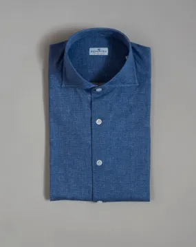 Sonrisa Cotton Jersey Printed Shirt / Blue