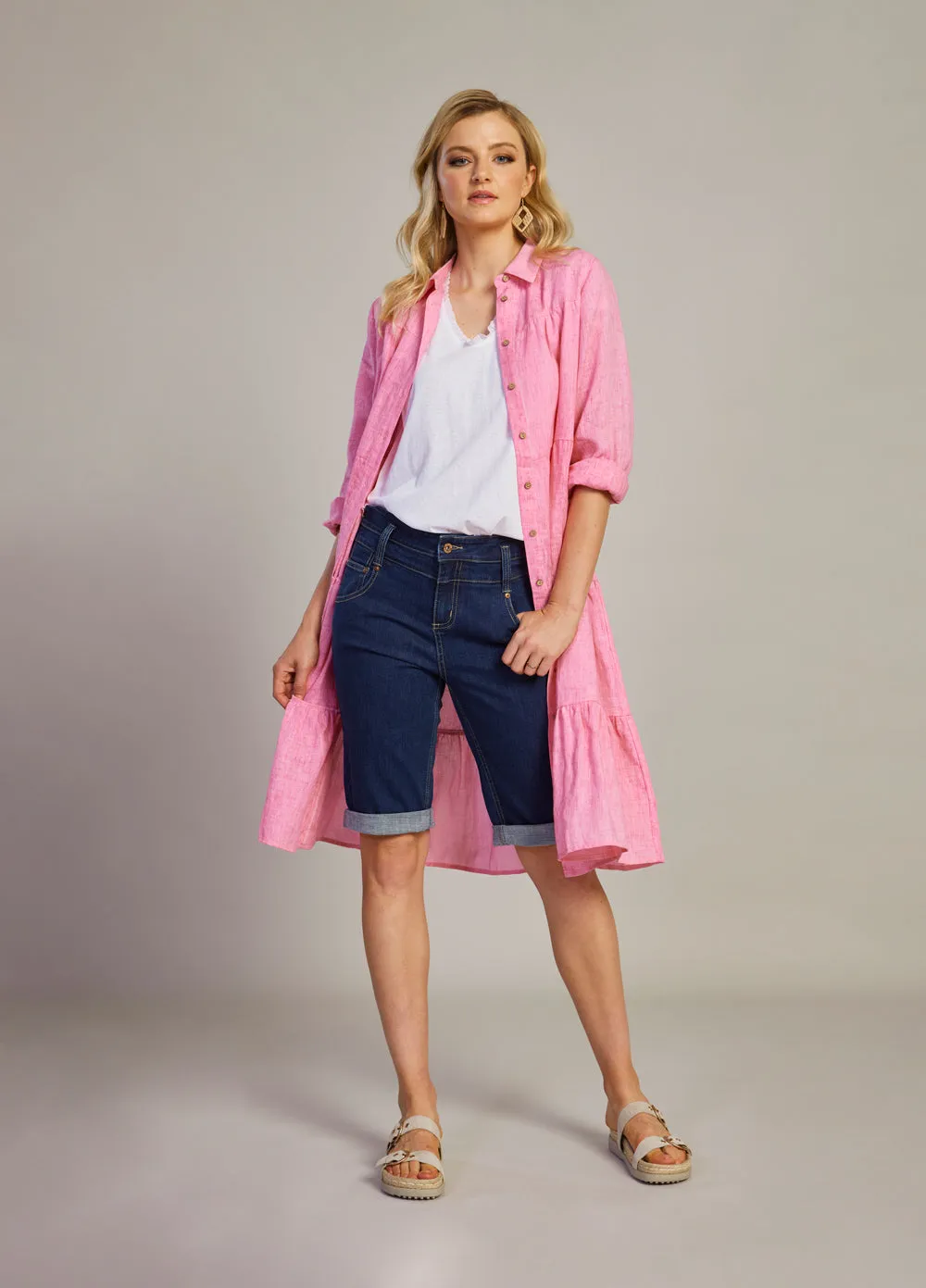 Sorbet Button-Through Dress