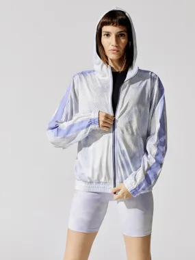 Sportswear Icon Clash Mesh All Over Print Jacket - Light Thistle/Light Thistle