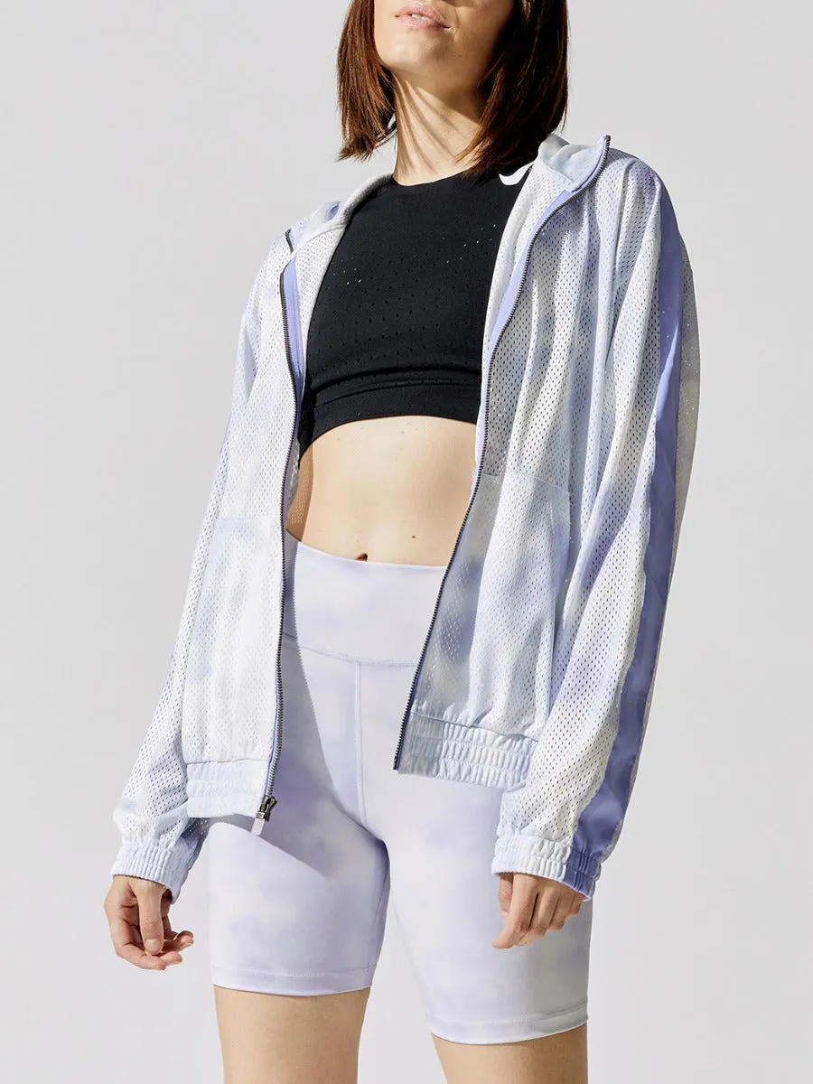 Sportswear Icon Clash Mesh All Over Print Jacket - Light Thistle/Light Thistle