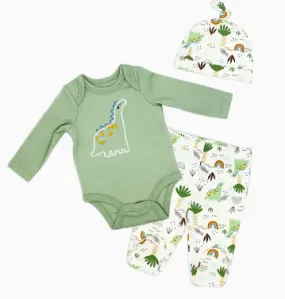 Sterling Baby - Boys 3 Piece Set Dinosaur