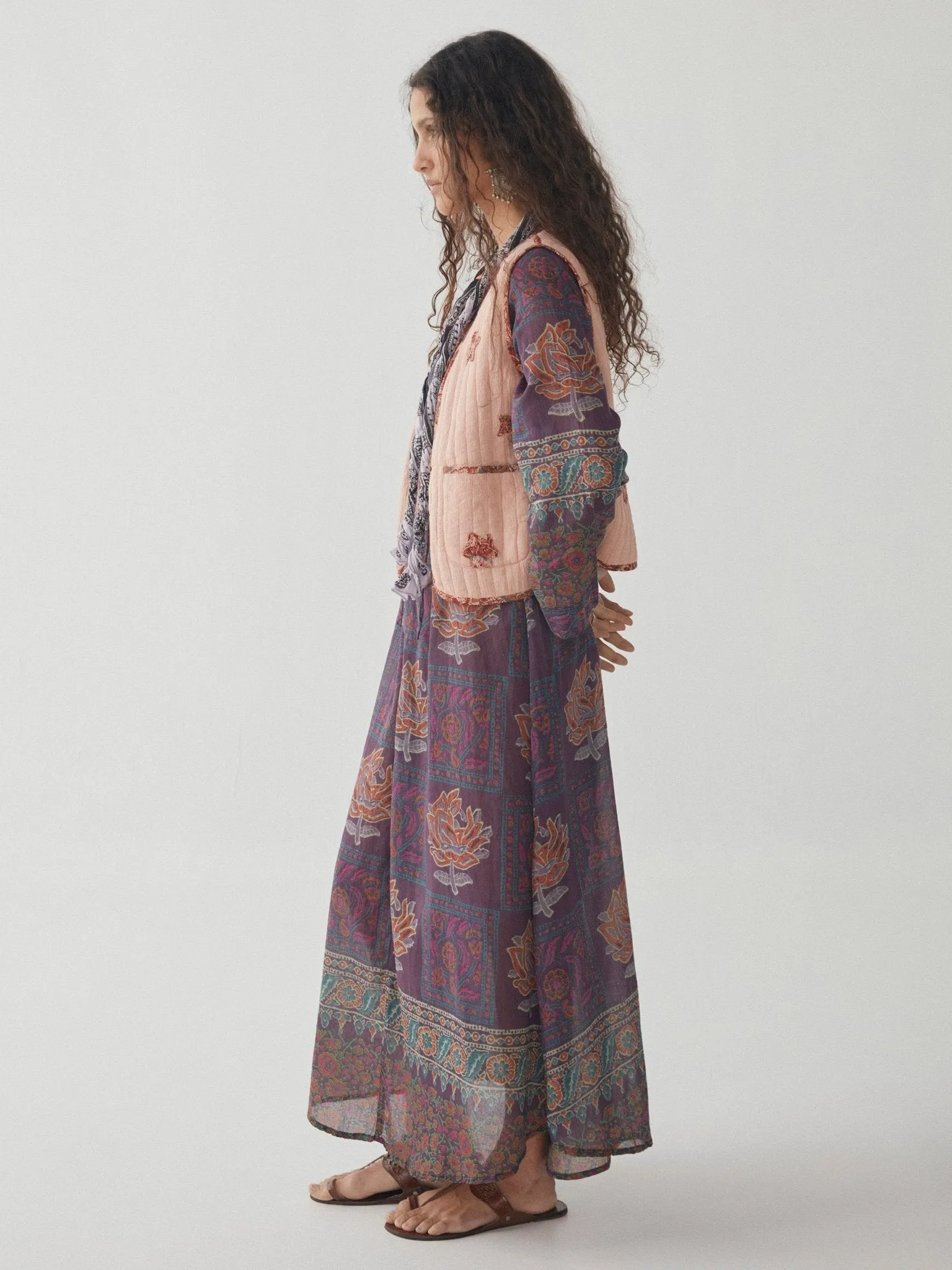 Telma Vest - Pink flamingo