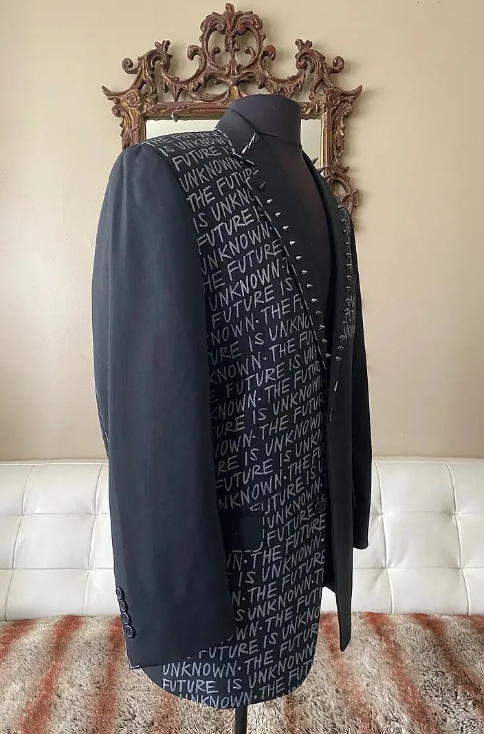 THE FUTURE IS UNKNOWN, Size 40 Mens Suit Jacket