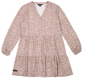 Tiered Dress Snake Women's Simply Southern