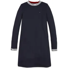 Tommy Hilfiger Tape Rib Dress Desert Sky