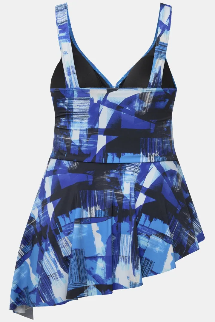 Ulla Popken Geo Swim Dress