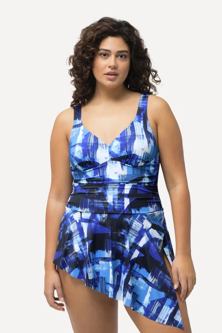 Ulla Popken Geo Swim Dress