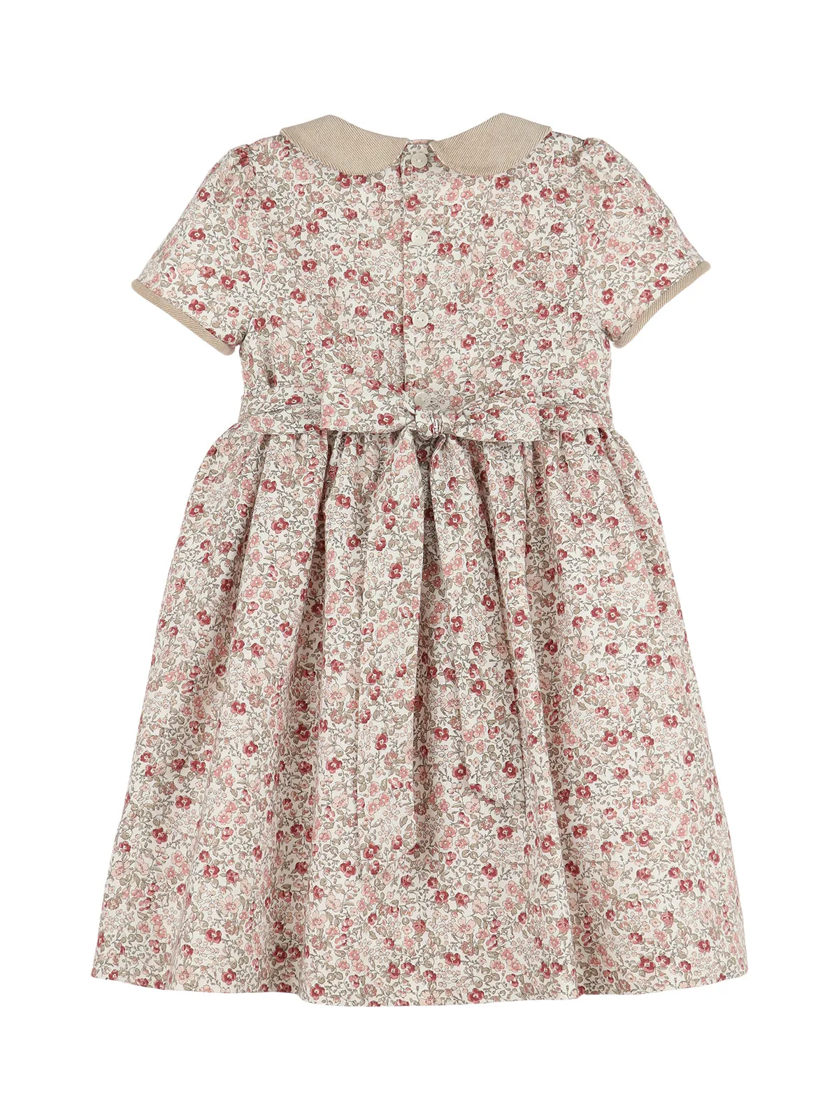 Vintage Floral Quilted Dress