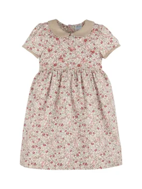 Vintage Floral Quilted Dress
