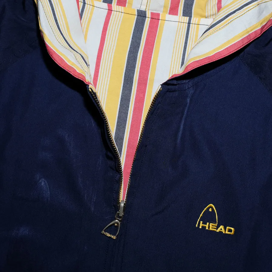 Vintage Head Hooded Track Jacket XLarge