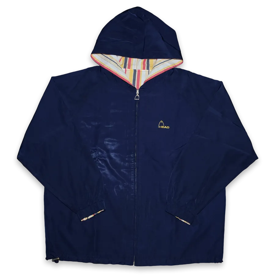 Vintage Head Hooded Track Jacket XLarge