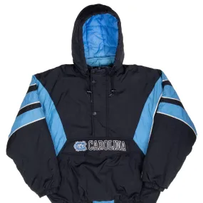 VINTAGE NCAA UNC NORTH CAROLINA PULLOVER HEAVY JACKET 2XL 1990S