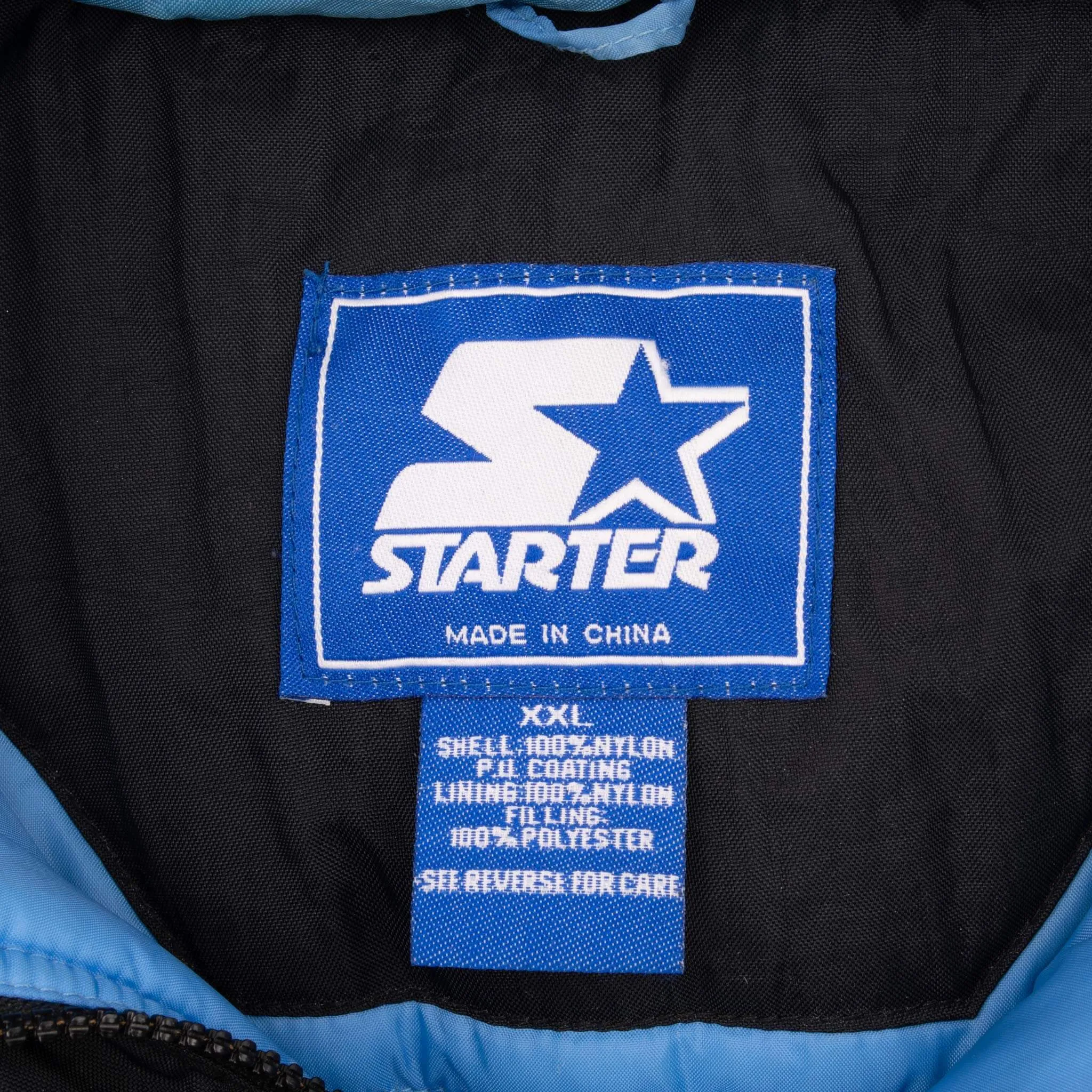 VINTAGE NCAA UNC NORTH CAROLINA PULLOVER HEAVY JACKET 2XL 1990S