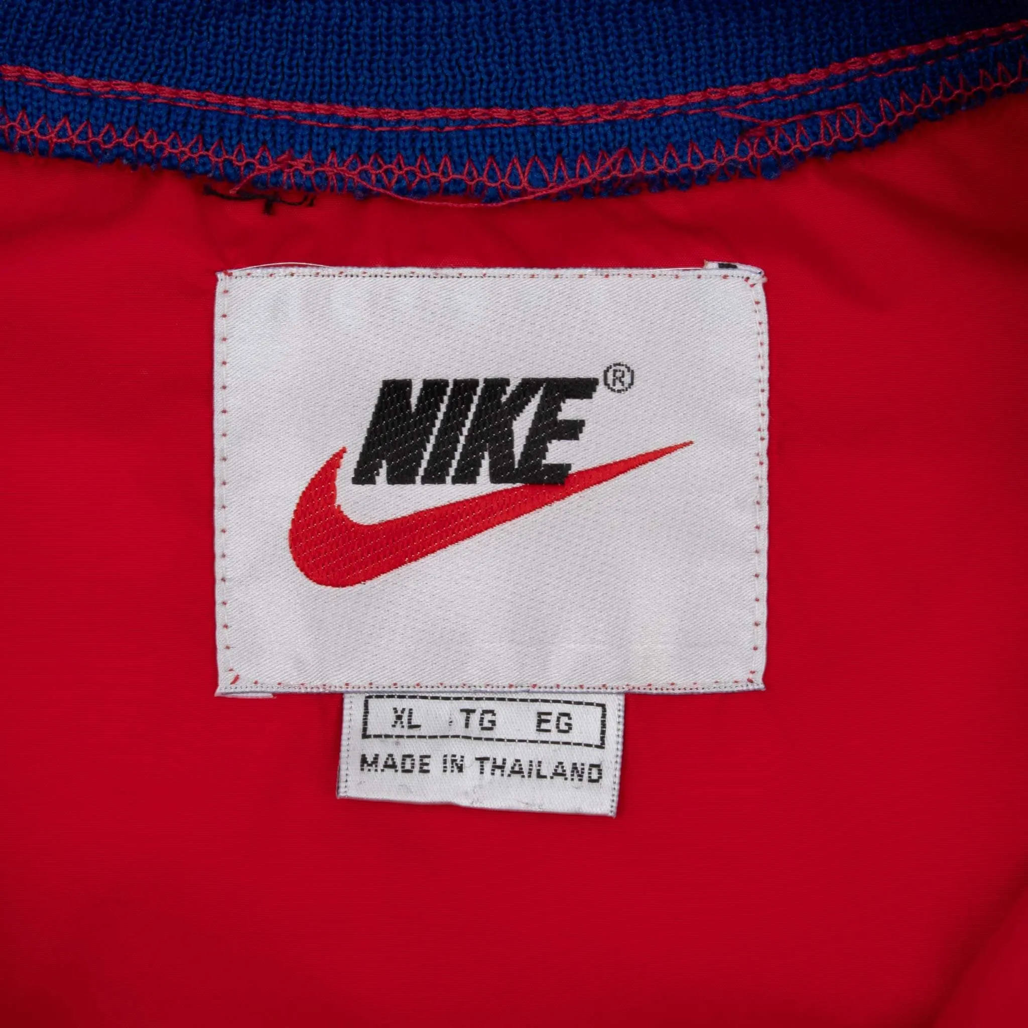 VINTAGE NIKE TEAM USA RED PULLOVER WINDBREAKER JACKET 1990S SIZE XL