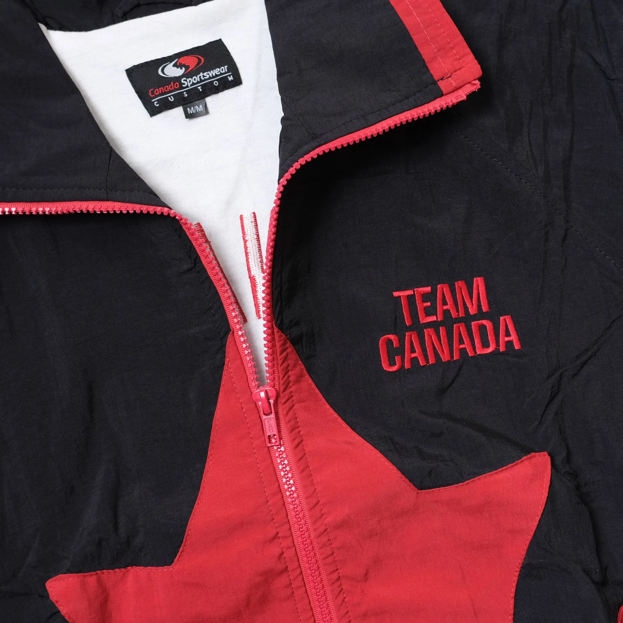Vintage Team Canada Track Jacket Medium