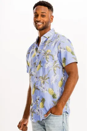 WEIV Hawaiian Print Shirt