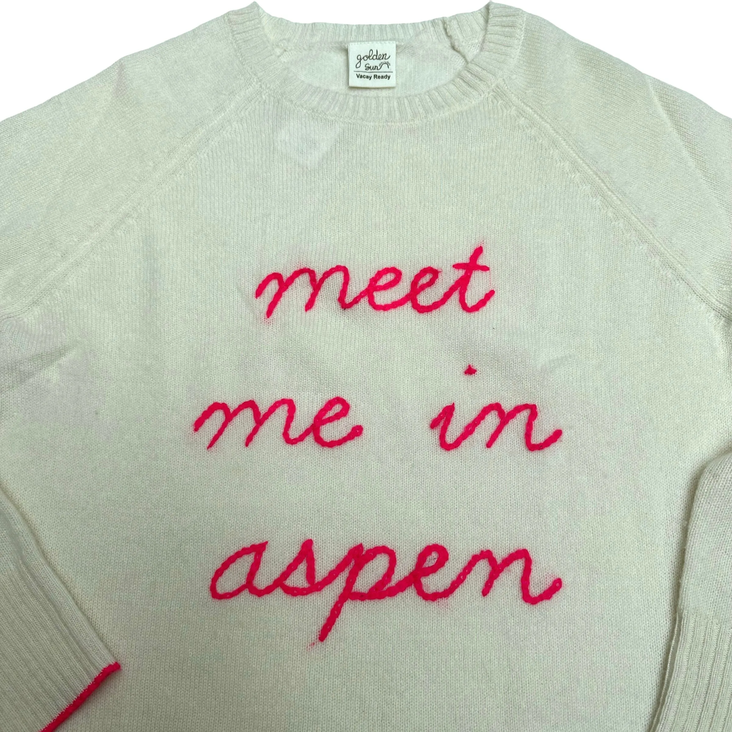 White Cashmere Pullover - XS/S