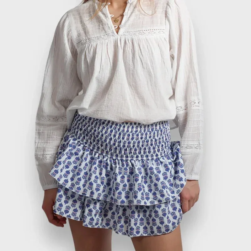 Women Layered Ruffled Mini Skirt – A Must-Have Bohemian Piece