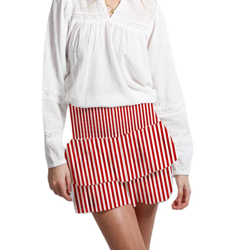 Women Layered Ruffled Mini Skirt – A Must-Have Bohemian Piece