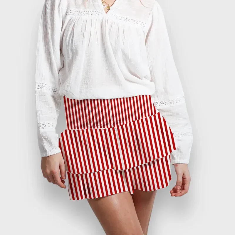 Women Layered Ruffled Mini Skirt – A Must-Have Bohemian Piece
