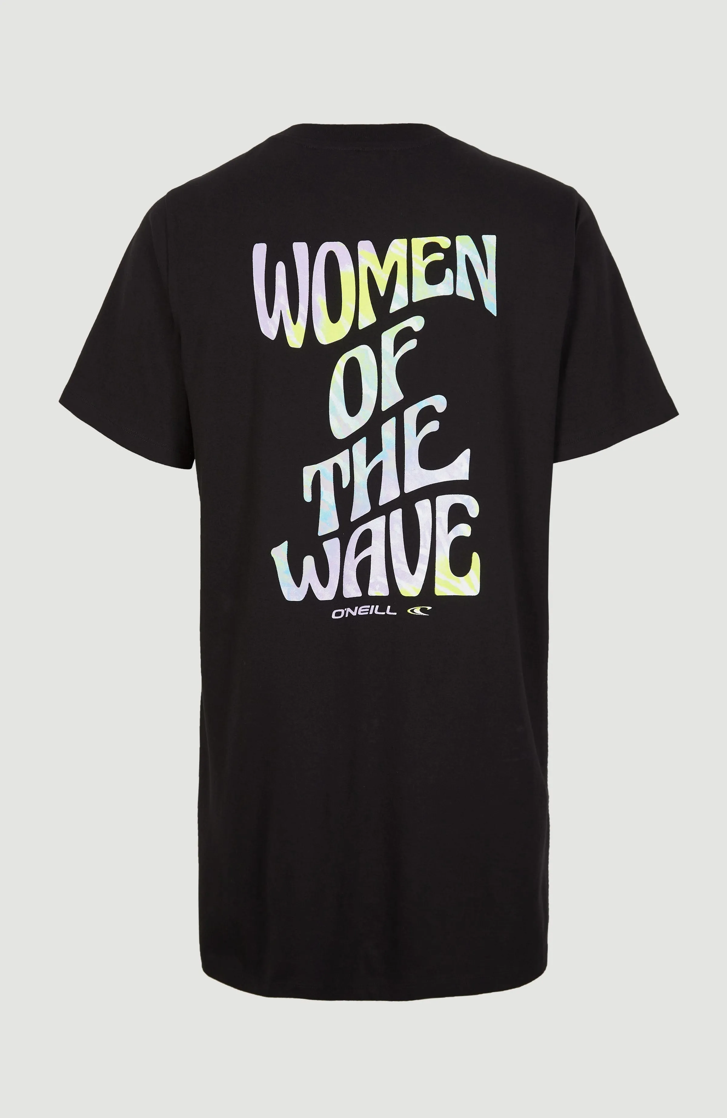 Women Of The Wave T-Shirt Dress | Black Out