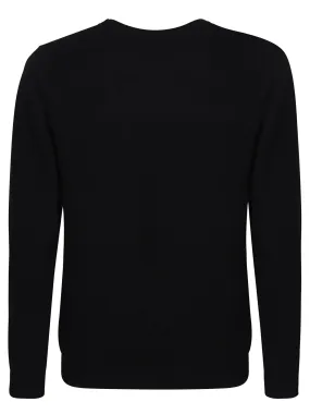 Wool blend black pullover