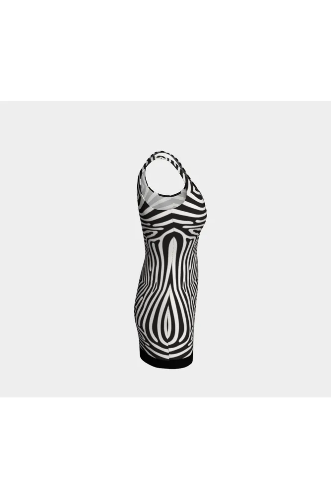 Zebra Print Bodycon Dress