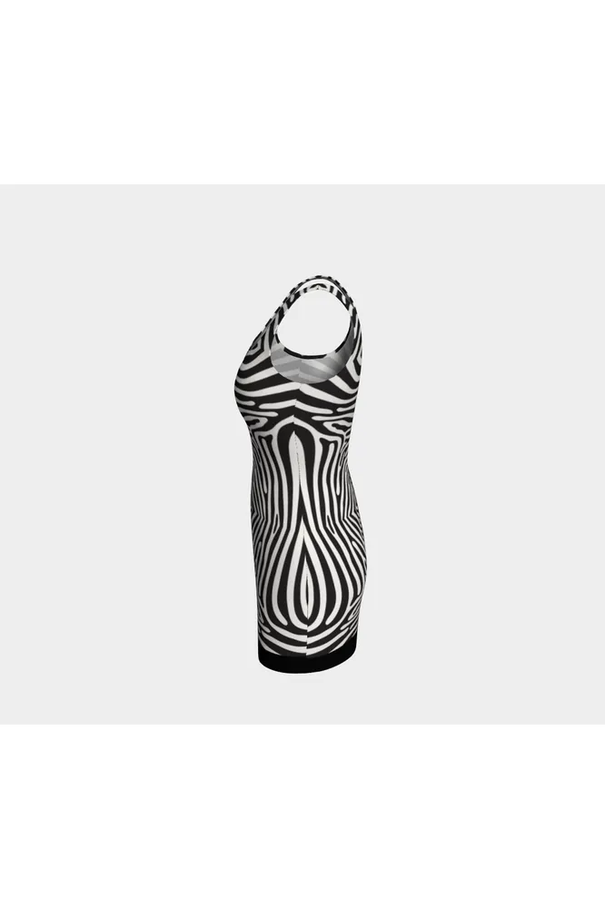 Zebra Print Bodycon Dress